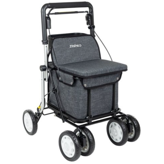 Déambulateur et chariot de courses Shopping Lett900 Noir