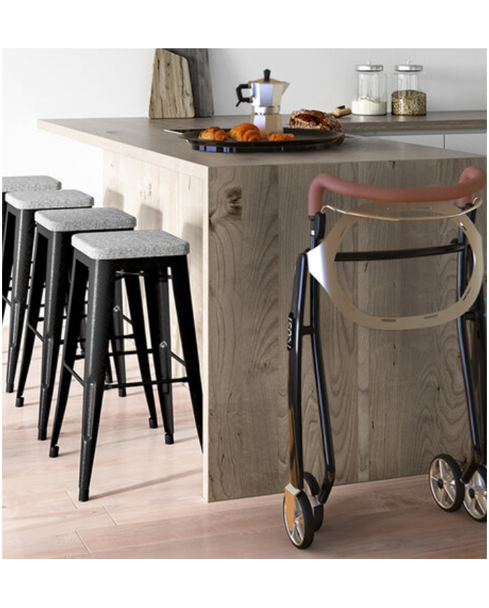 Déambulateur, rollator pour intérieur avec panier Let s Dream.