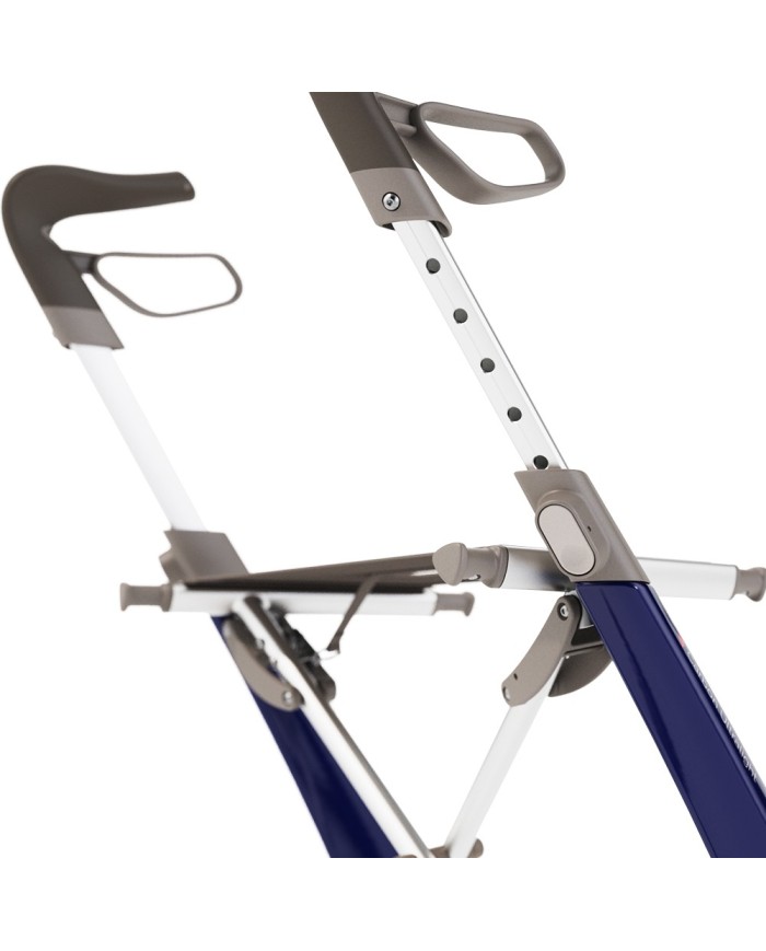 Déambulateur ultra léger en carbone 4 roues - COMPACT
