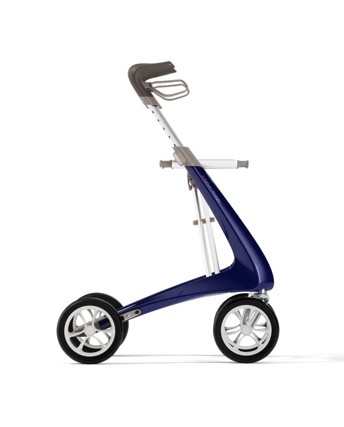 Déambulateur ultra léger en carbone 4 roues - COMPACT