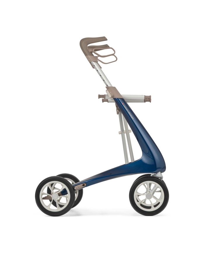Déambulateur ultra léger en carbone 4 roues - COMPACT