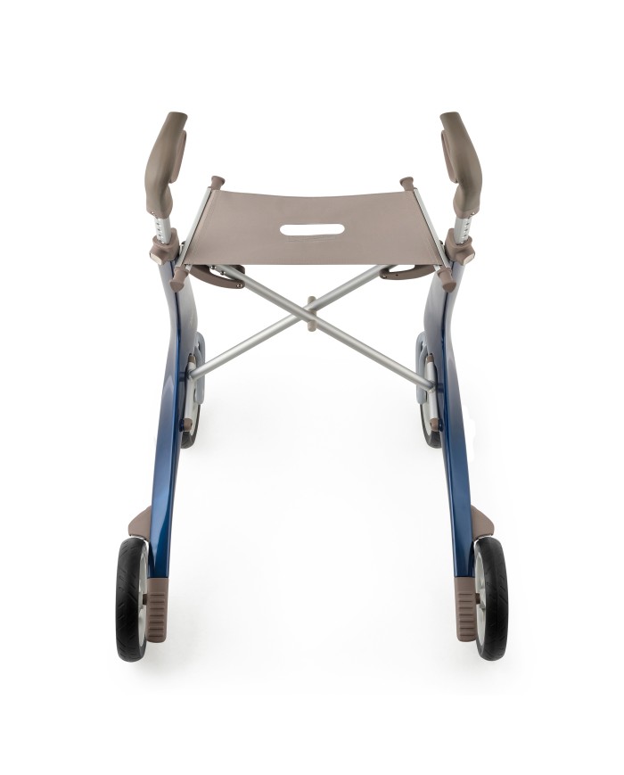 Déambulateur ultra léger en carbone 4 roues - COMPACT