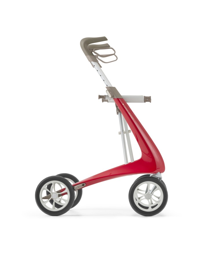 Déambulateur ultra léger en carbone 4 roues - COMPACT