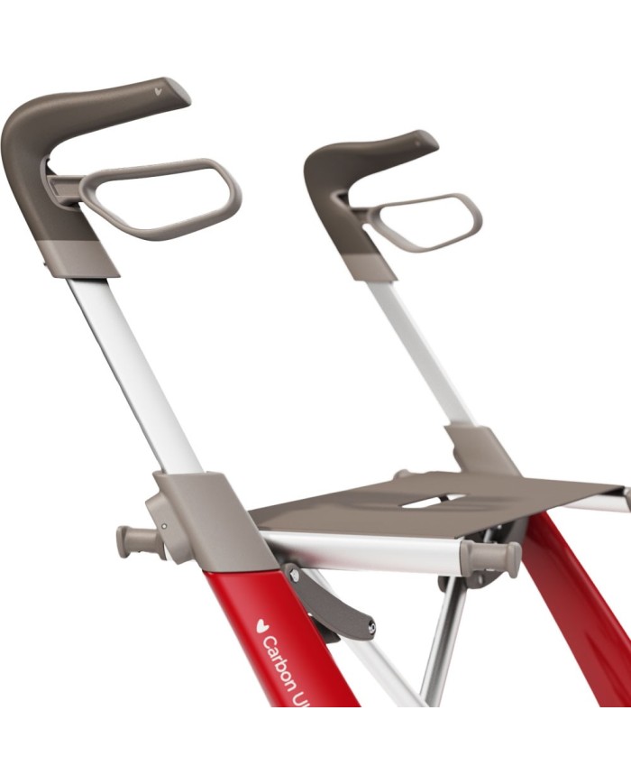 Déambulateur ultra léger en carbone 4 roues - COMPACT