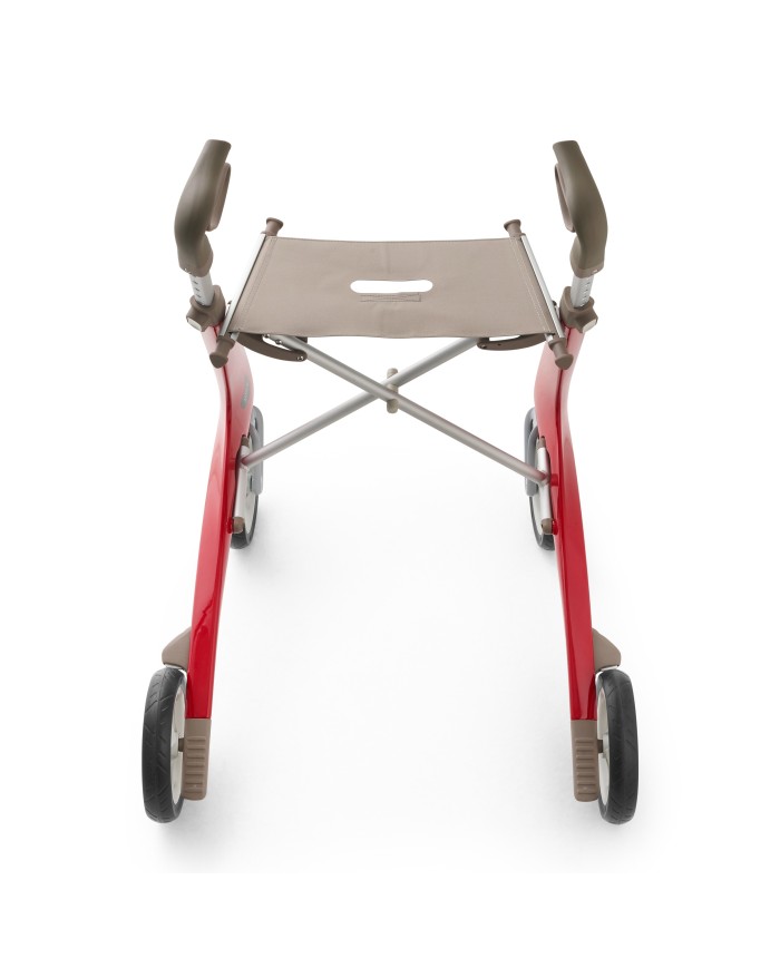 Déambulateur ultra léger en carbone 4 roues - COMPACT