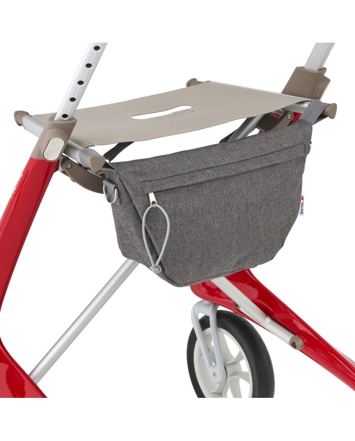 Déambulateur ultra léger en carbone 4 roues - COMPACT