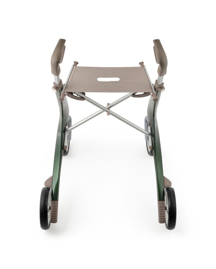 Déambulateur ultra léger en carbone 4 roues - COMPACT