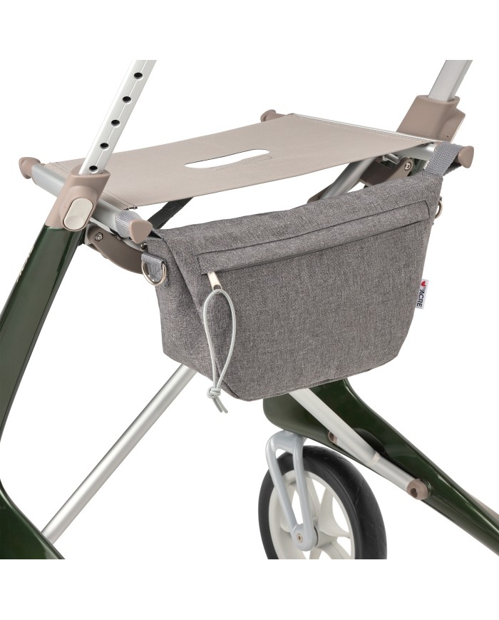 Déambulateur ultra léger en carbone 4 roues - COMPACT