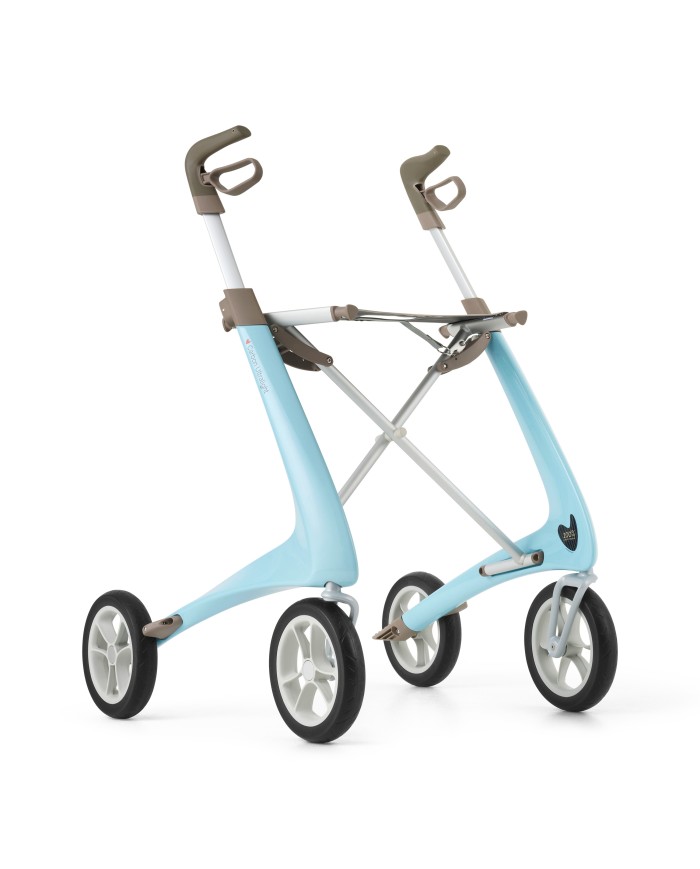 Déambulateur ultra léger en carbone 4 roues - COMPACT