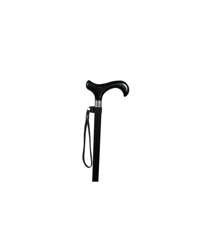 Dragonne en étoffe noire Classic Canes