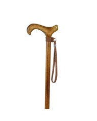 Dragonne en étoffe marron Classic Canes