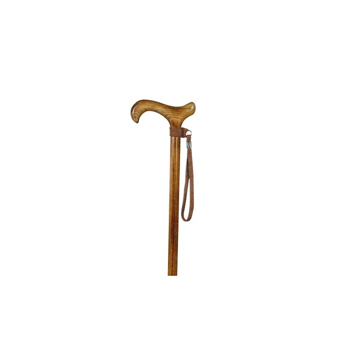 Dragonne en étoffe marron Classic Canes
