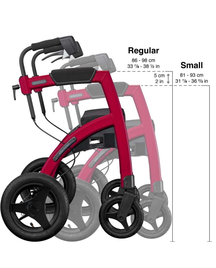 Déambulateur et fauteuil roulant Rollz Motion Performance Confort +