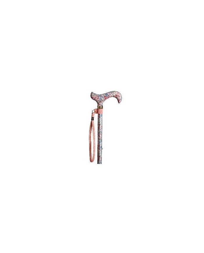 Dragonne en étoffe rose Classic Canes