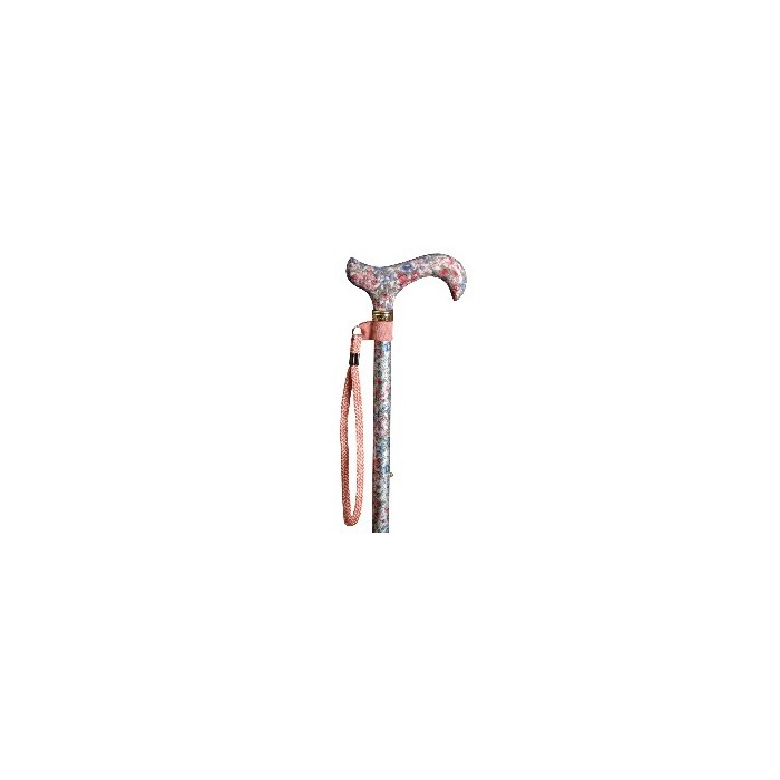Dragonne en étoffe rose Classic Canes