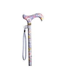 Dragonne en étoffe lilas Classic Canes