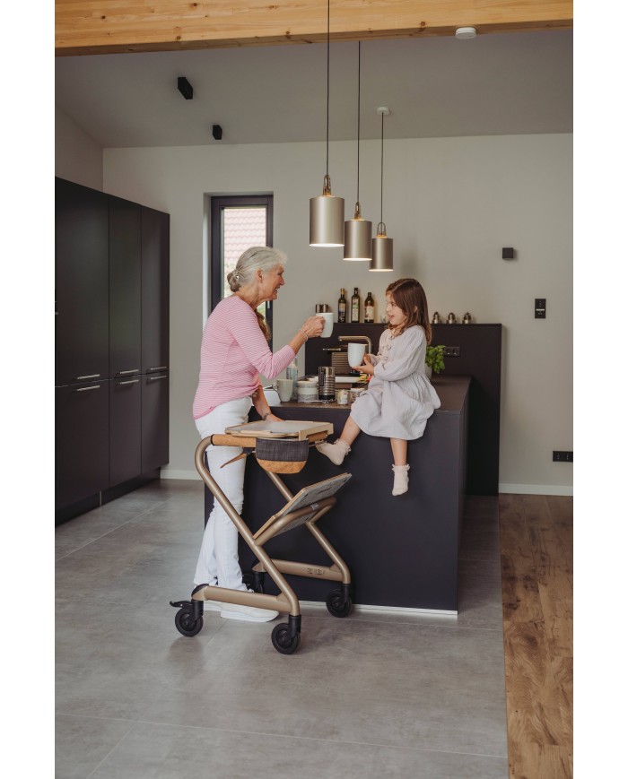 Rollator déambulateur d’intérieur Saljol élégant