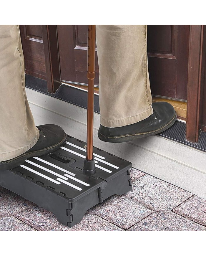 Marche pied pliable antidérapant extra stable – salle de bain / maison / voiture