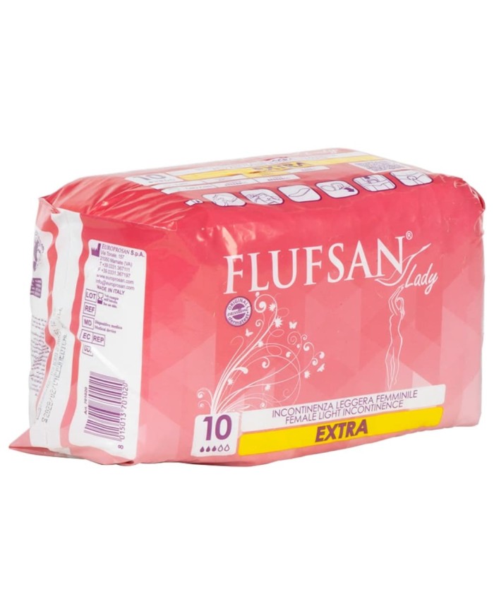 Flufsan Lady Super Plus – Protections féminines incontinence légère x10