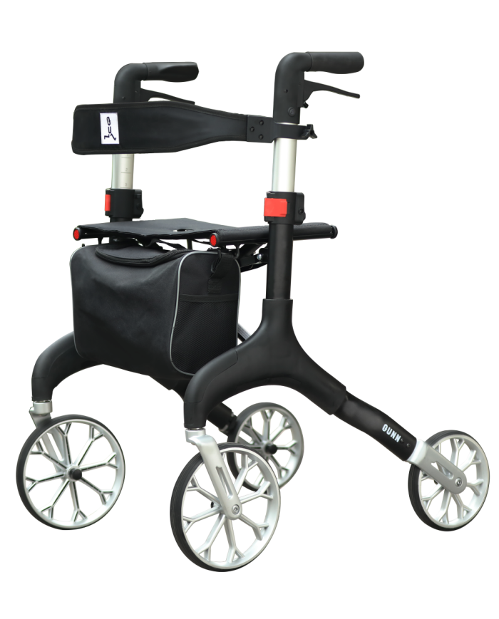 Manhattan: déambulateur compacte 4 roues élégant
