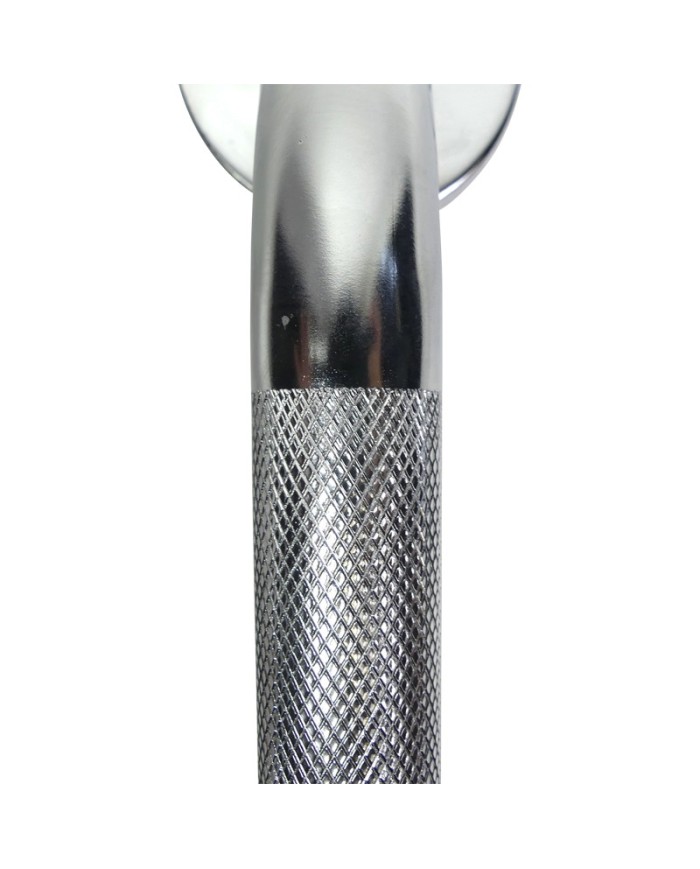 Barre d'appui acier chromé salle de bain
