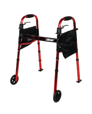 Cadre de marche déambulateur en aluminium pliant Ready Set Go