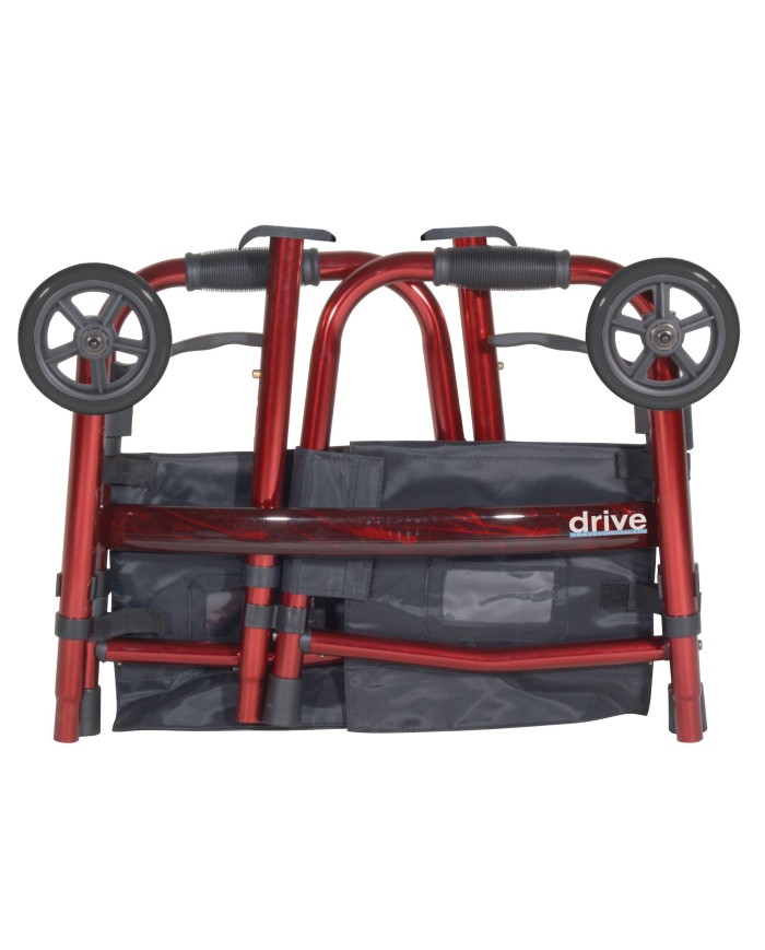 Cadre de marche déambulateur en aluminium pliant Ready Set Go