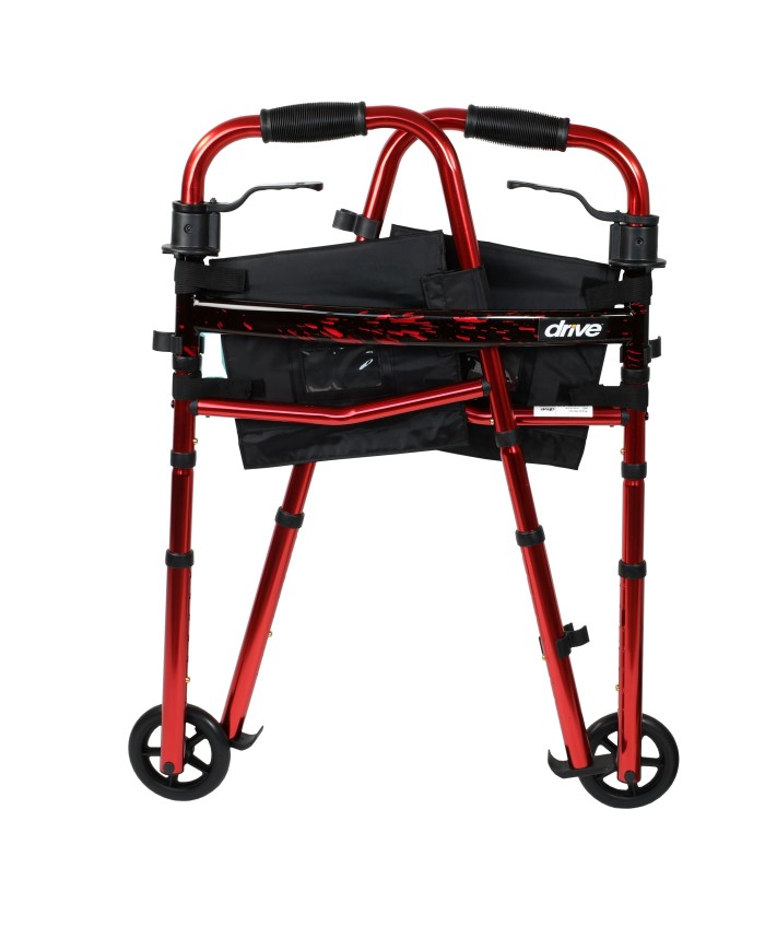 Cadre de marche déambulateur en aluminium pliant Ready Set Go
