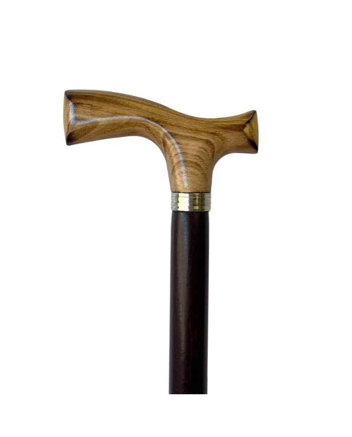 Canne de marche élégante en bois de Hêtre - Qualité artisanale