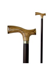 Canne de marche élégante en bois de Hêtre - Qualité artisanale