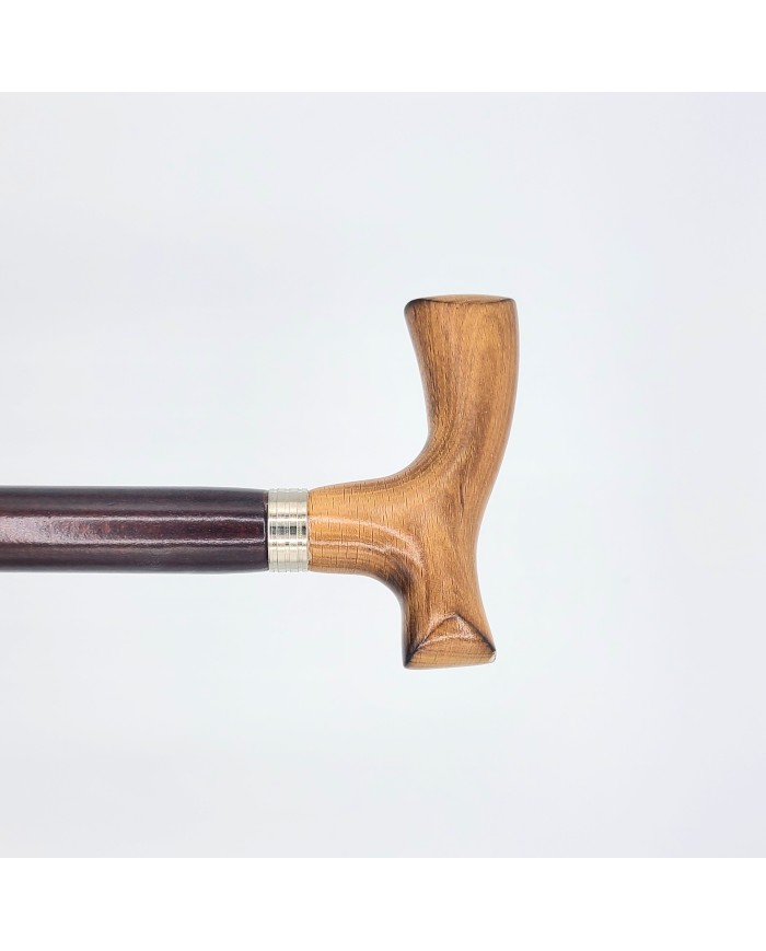 Canne de marche élégante en bois de Hêtre - Qualité artisanale