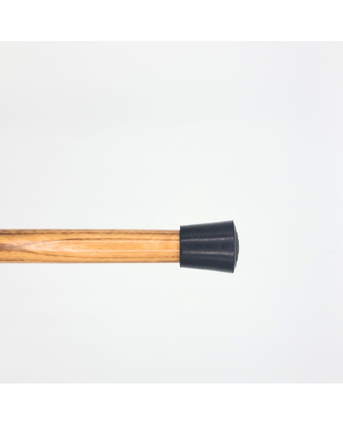 Canne de marche Femme Homme artisanale et élégante en bois de hêtre naturel