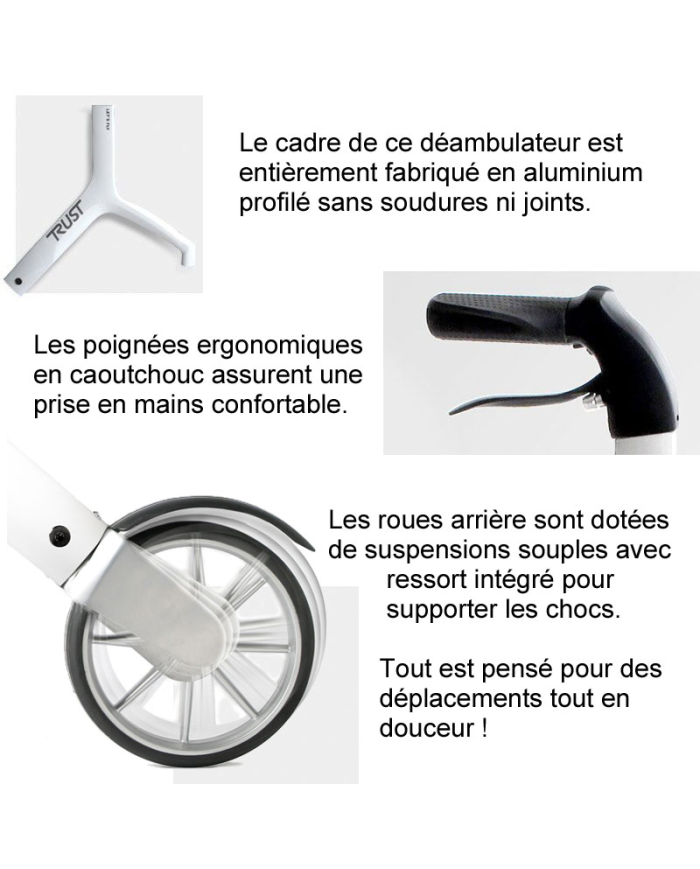 Déambulateur Trust Care Let's Fly