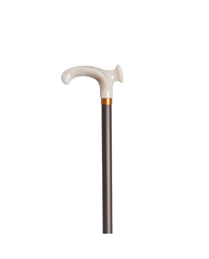 Canne orthopédique marbre marron