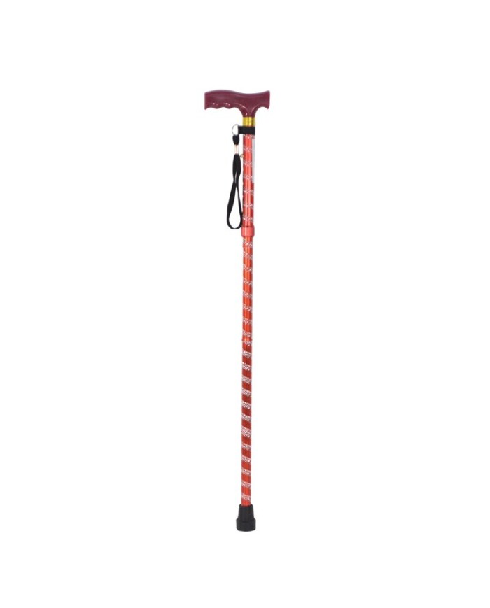 Canne pliante décoratif gravé