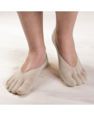 Protège pied avec doigts beige