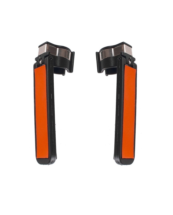 Porte-cannes orange plastique 11.5 x 2.4 cm - Lot de 2