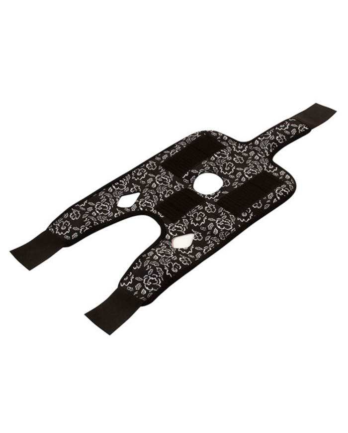 Support genou magnétique motif floral