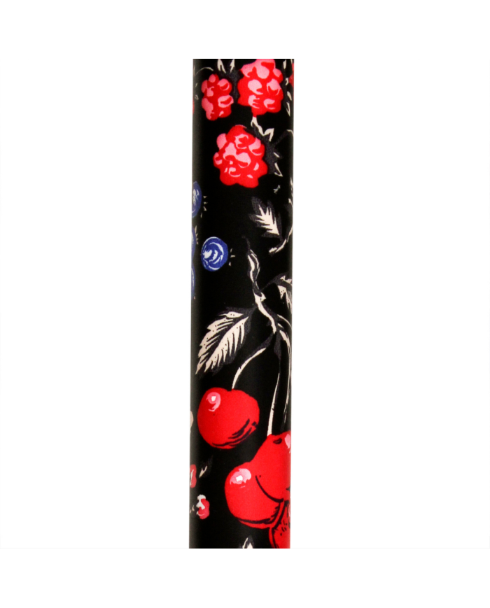 Canne pliante réglable alu fruits sur fond noir
