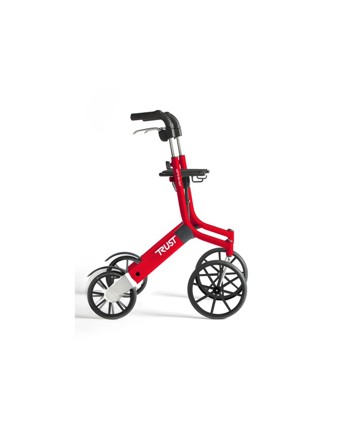 Déambulateur Let's Go Out – Rollator 4 roues léger et élégant avec sac inclus