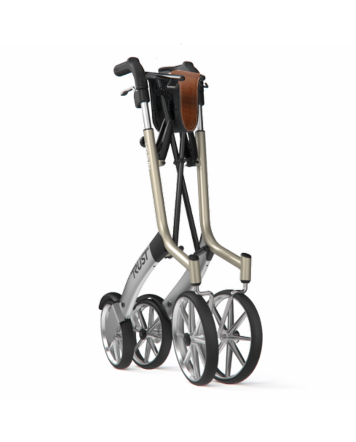 Déambulateur Let's Go Out – Rollator 4 roues léger et élégant avec sac inclus