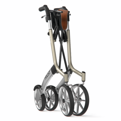 Déambulateur Let's Go Out – Rollator 4 roues léger et élégant avec sac inclus