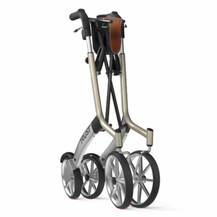 Déambulateur Let's Go Out – Rollator 4 roues léger et élégant avec sac inclus