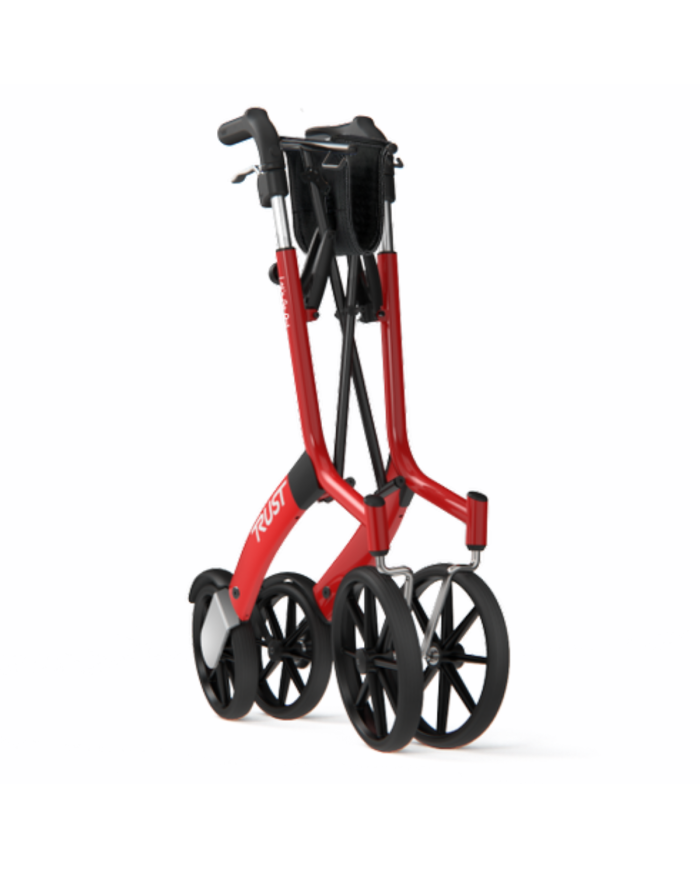 Déambulateur Let's Go Out – Rollator 4 roues léger et élégant avec sac inclus