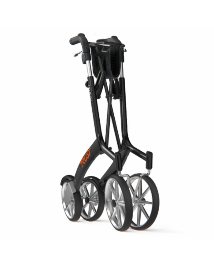 Déambulateur Let's Go Out – Rollator 4 roues léger et élégant avec sac inclus
