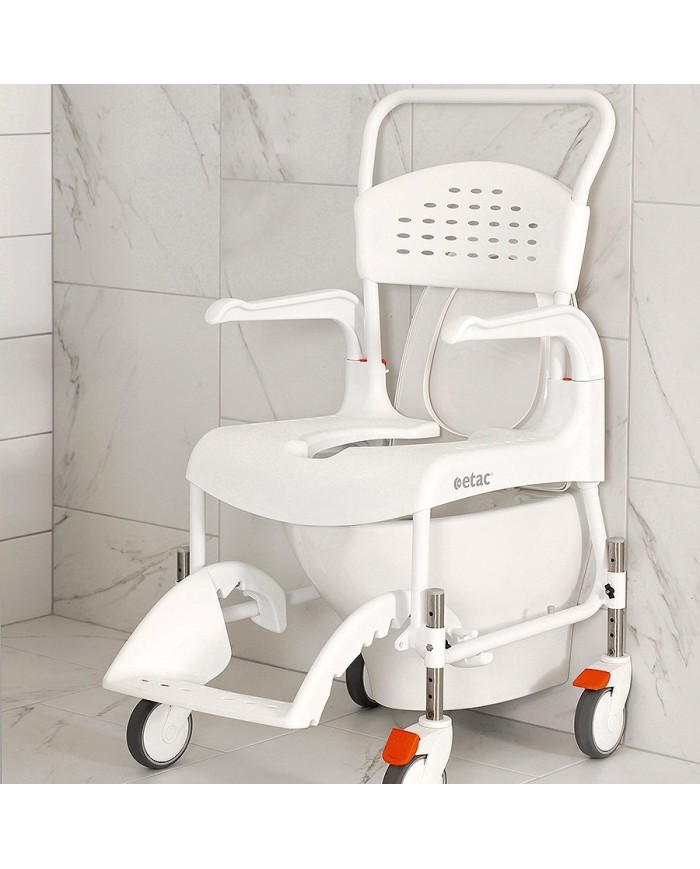 chaise de douche et de toilettes réglable en hauteur